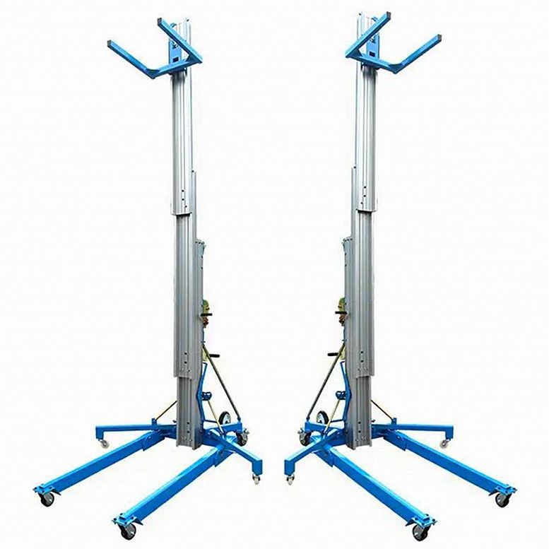 Cheap High Quality 3m 5m 7.5m 7.9m Manual Hydraulic Aluminum Lift for Sale manual operation  aluminum lift