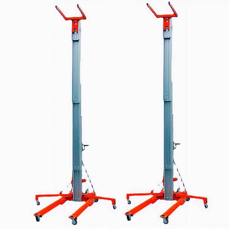 Portable Aluminum Alloy Manual Material Lift Hand operated aluminum alloy lifting rail door rail