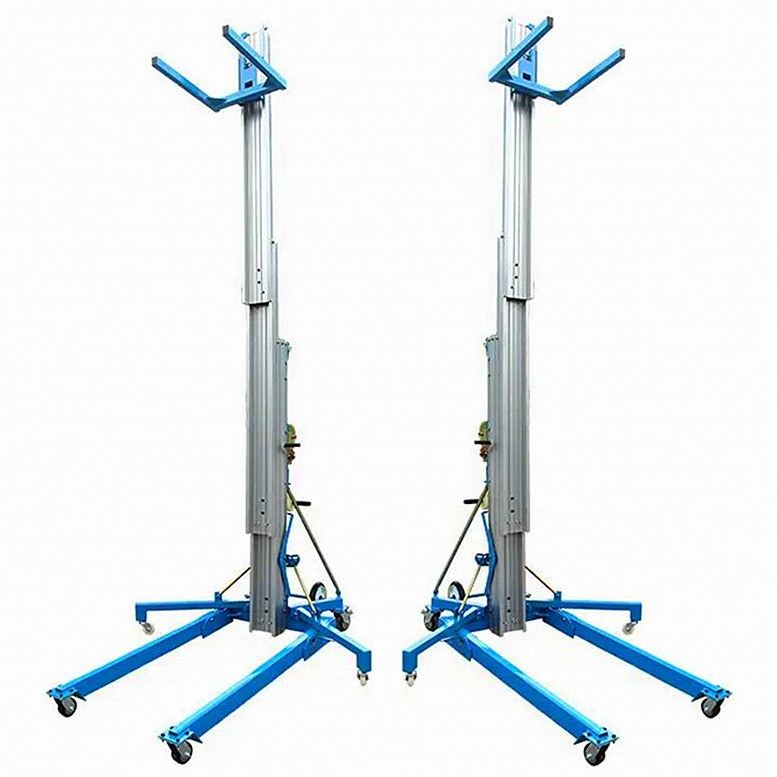 Portable Aluminum Alloy Manual Material Lift Hand operated aluminum alloy lifting rail door rail