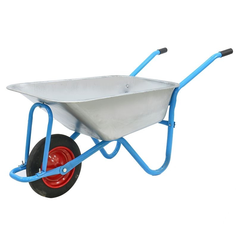 Wheelbarrow wholesale construction gardening heavy duty big wheel manufacture wheel barrow