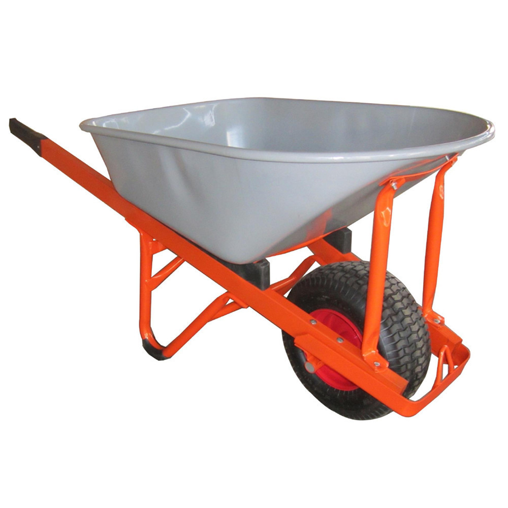 Wheelbarrow wholesale construction gardening heavy duty big wheel manufacture wheel barrow