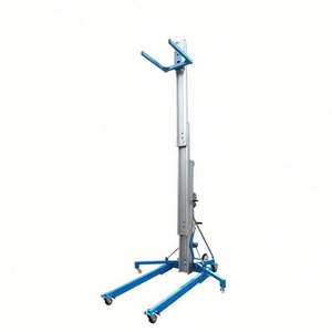 CE Aluminum Alloy Manual Material Fork Goods Lift Aluminum Lift Manual electric aluminum lift