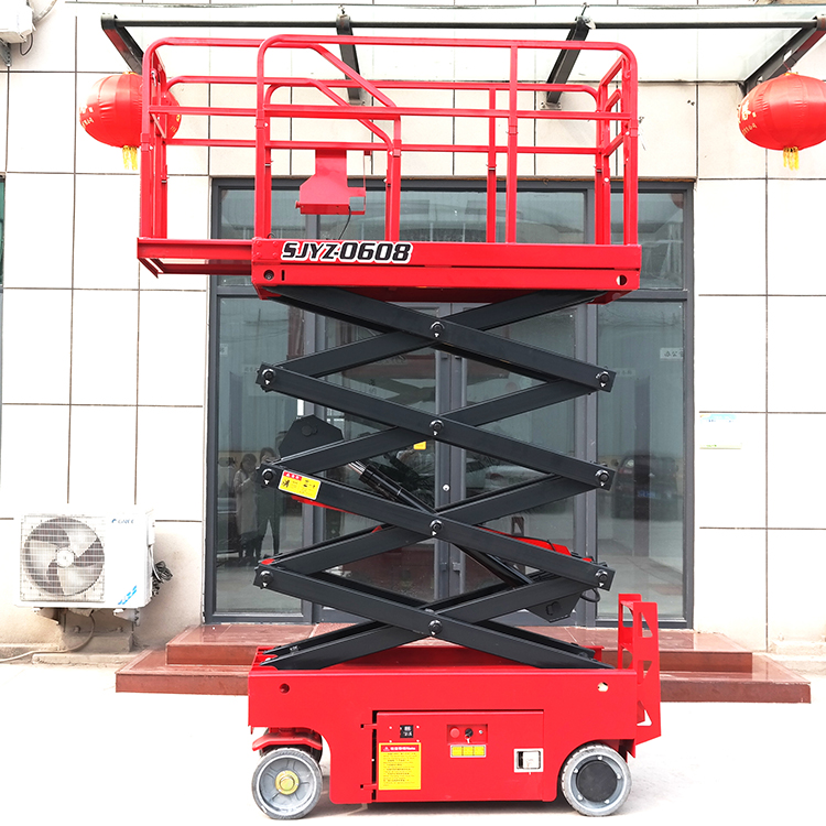 Hot sale boom tail trailers pickup truck boom lift GAIN boom lifting tyre electric scissor lift rental video lifter carry