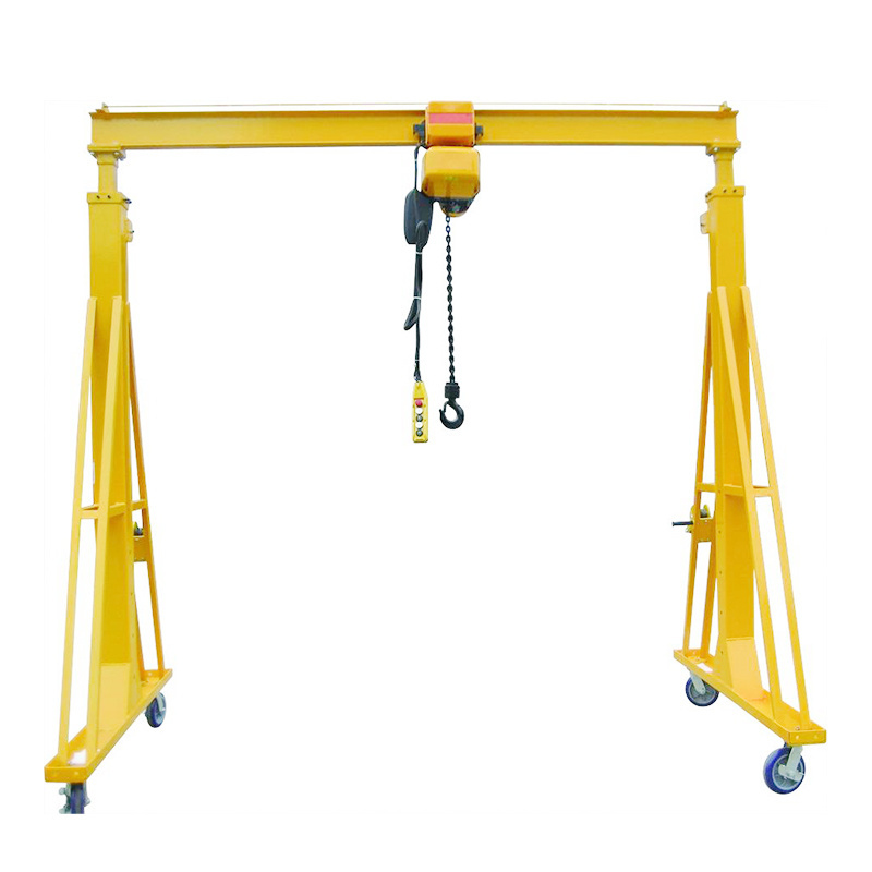 Warehouse Material Lifting Motorized Portable Travelling 5ton Gantry Crane 5t Lifting Materials 4 Wheels Workshop 1-50 Ton 50KG