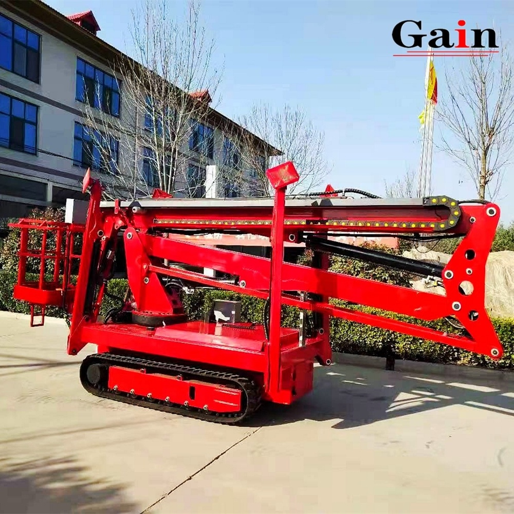 10-24M All Terrain spider Articulated Crawler boom lift Aerial Work Platform Tracked chassis Electric hydraulic Telescoping Lift