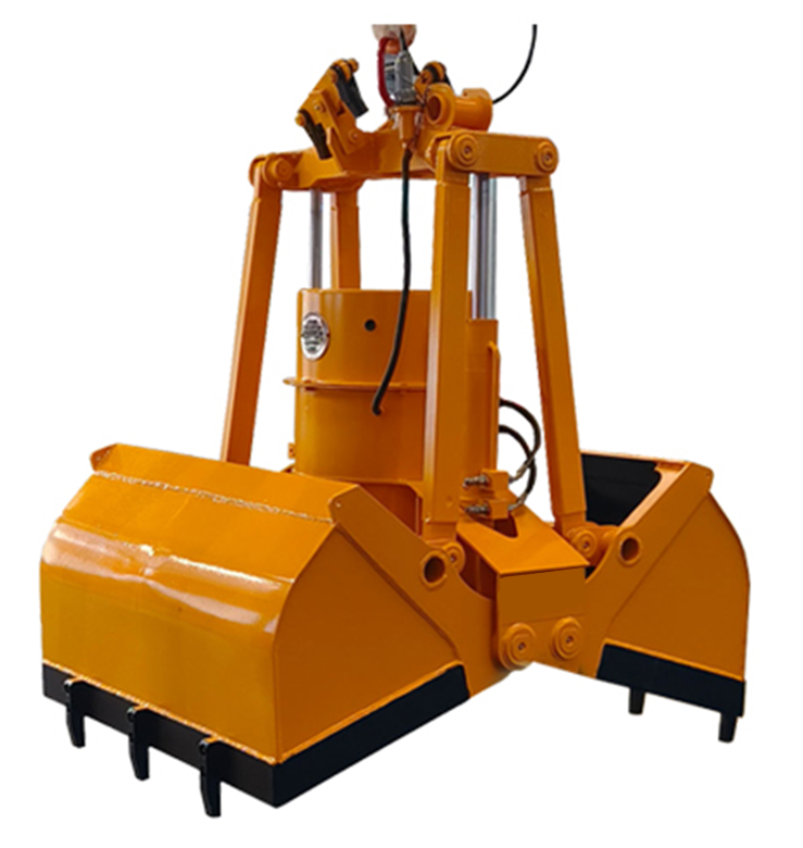 Hot Selling 10 Ton Cheap Hydraulic Excavator Scrap Grab Orange Peel Grapple Truck Crane Grab For Scrap Handling