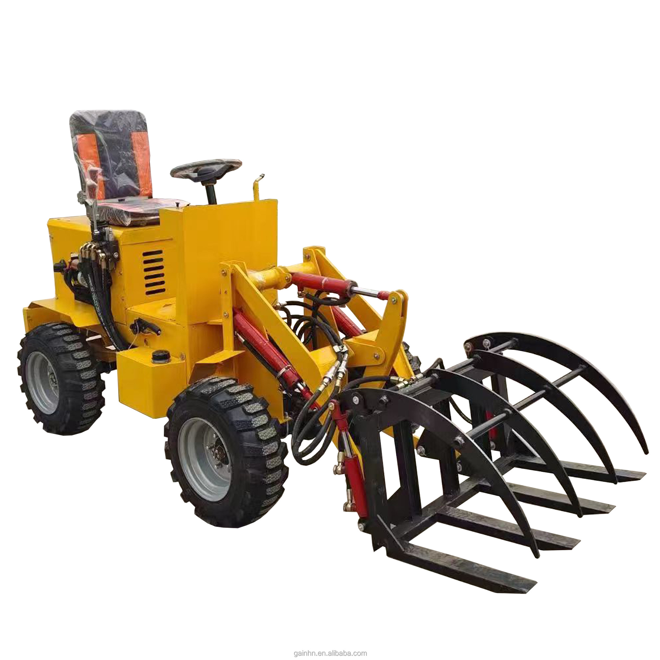 2023 Cheap 0.5-3ton Mini backhoe wheel loaders mini front end loader small diesel/electric loader price for sale