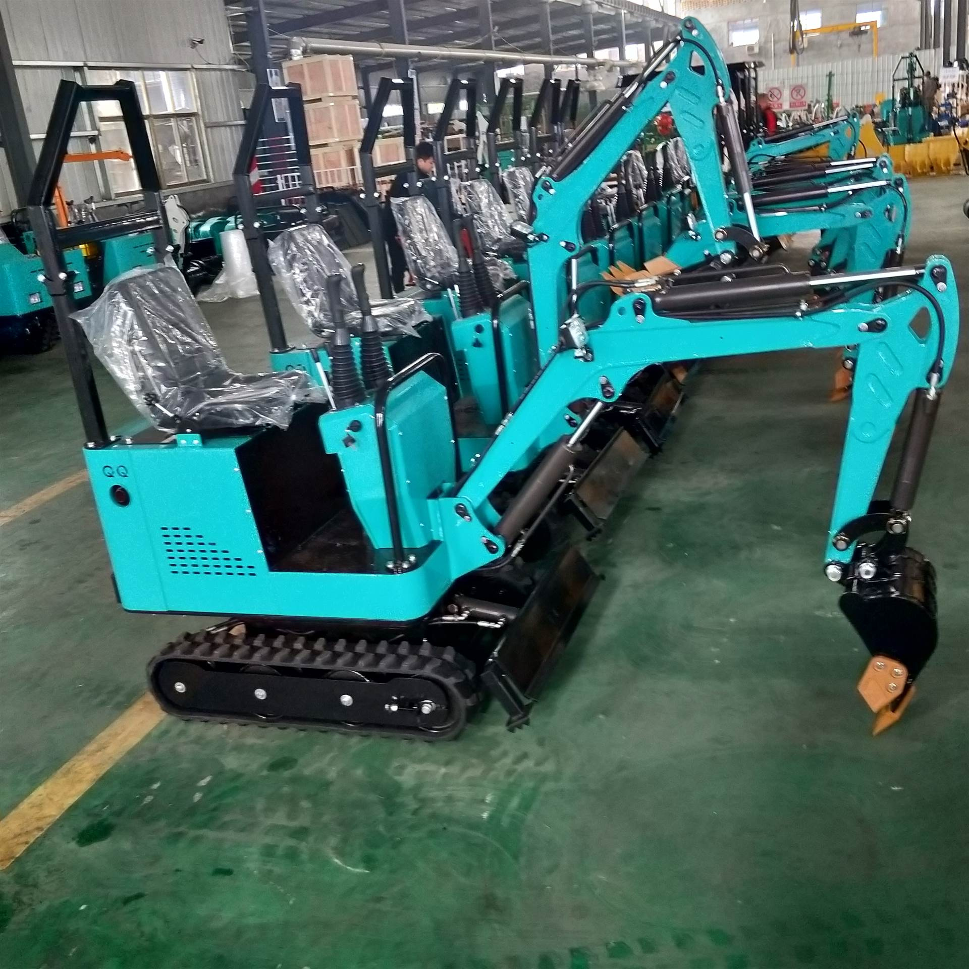 Mini Ton Chinese Mini Excavator Lowest Price RC Bucket Excavator Machine Cheap Micro Crawler Tire Excavator