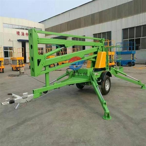 Cherry Picker 20M Manlift Trailer Mounted boom lift Articulating 220 Kg Tow Behind Towable Boom Lift