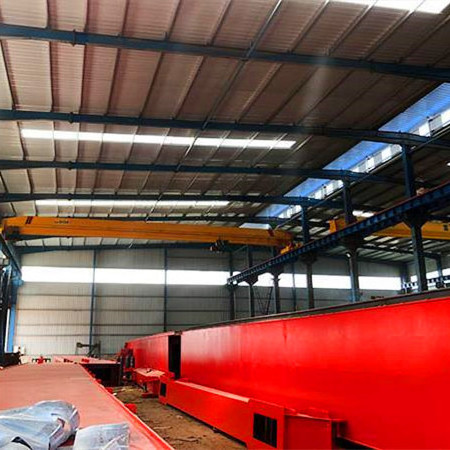 Manufacturer's popular sales of hoist large standard electric double-beam trolley 5t single-beam suspension bridge crane