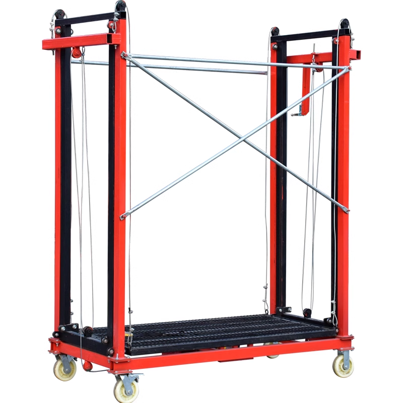 500KG 2-10M Mobile Scaffoldings Automatic Lift Platform Lifting multiple models foldable electric scaffolding lift platform