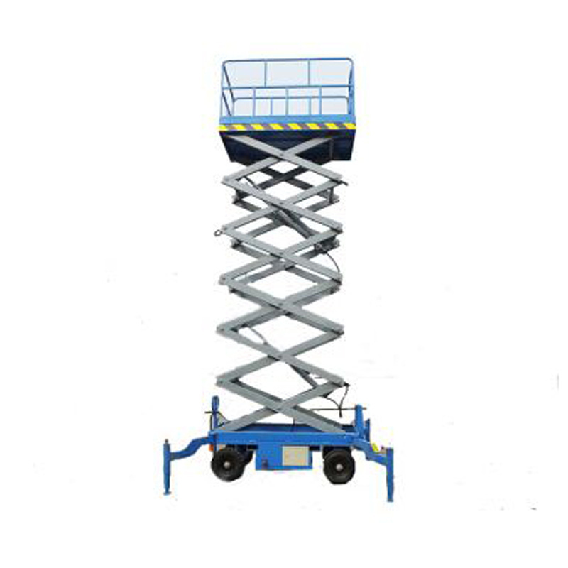 Mid Full Rise Car Scissor Lift Output Primary Drawing Customization Dingli Scissor Lift 20M Tires