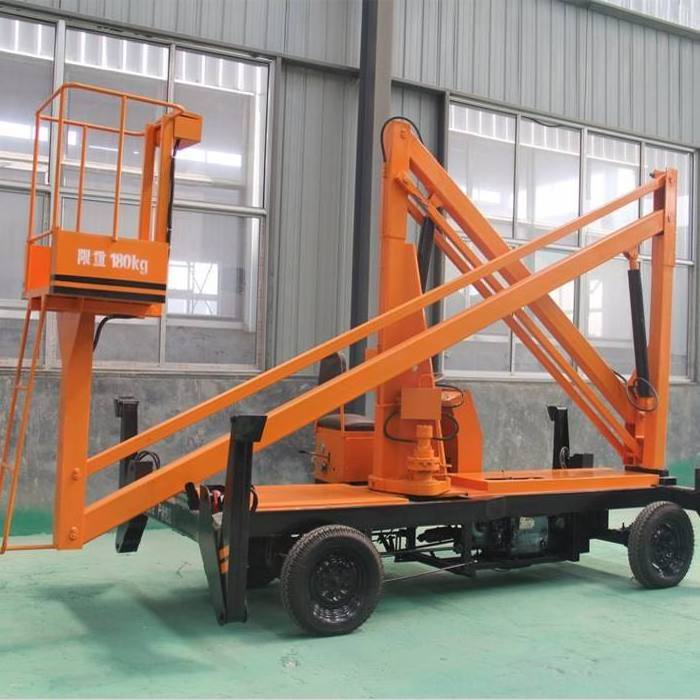 Window Cleaning Scissor Articulating China Crawler Spider Boom Lift For Sale