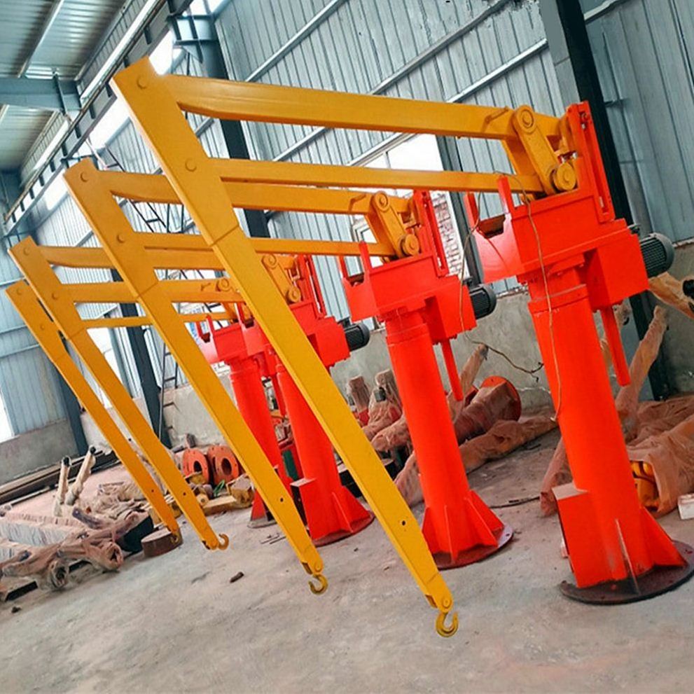 Small Crane Boom Portable Crane Jib Lifting Machine Mobile Fixed For Sales jib crane