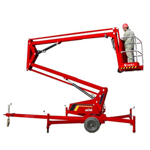 Window Cleaning Scissor Articulating China Crawler Spider Boom Lift For Sale