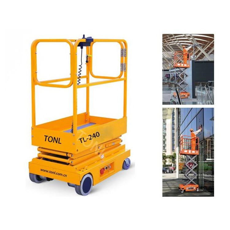 Mid Full Rise Car Scissor Lift Output Primary Drawing Customization Dingli Scissor Lift 20M Tires