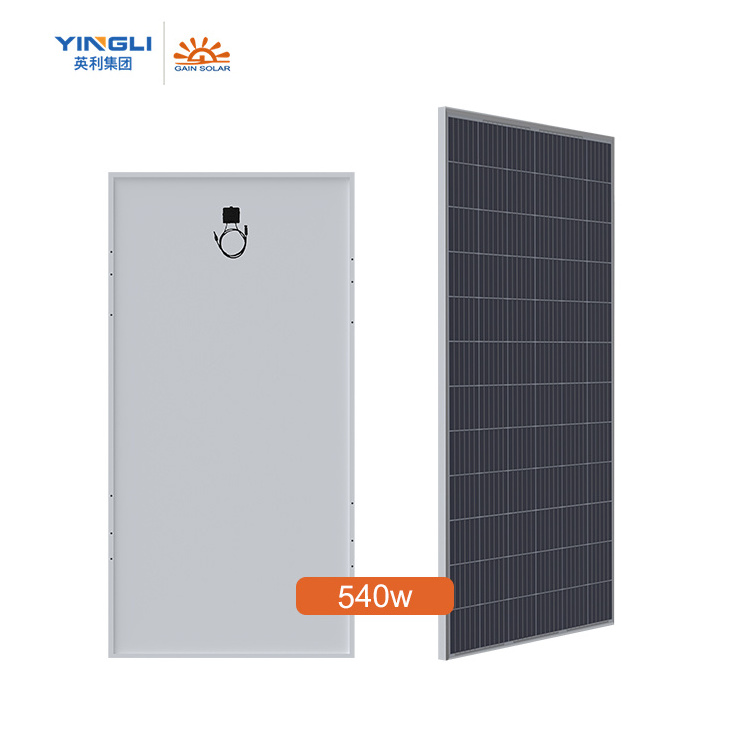 YingLi red solar lithium battery panels 450 watts 650 watt 600w black flexible solar module panels roof tiles windows