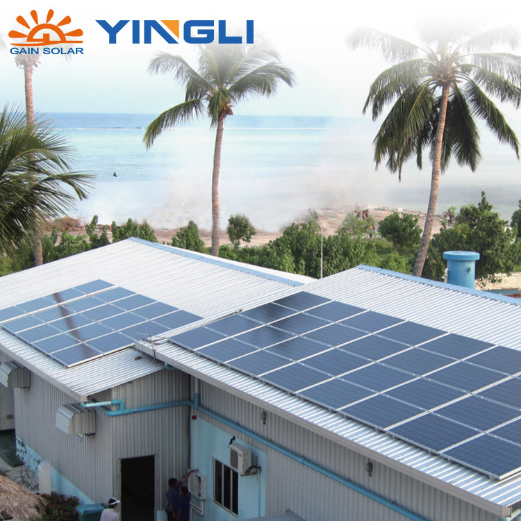 YingLi red solar lithium battery panels 450 watts 650 watt 600w black flexible solar module panels roof tiles windows