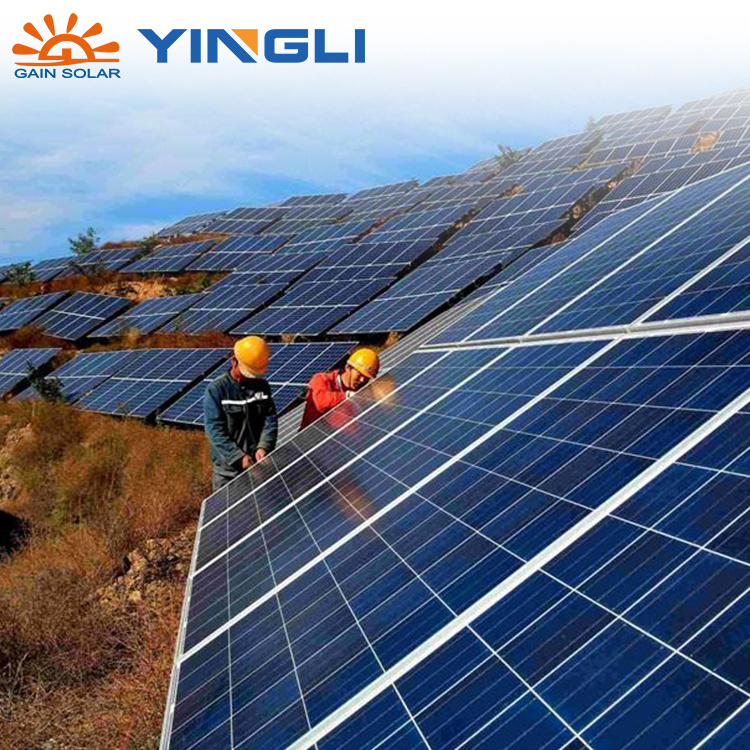 Yingli Gain solar best bifacial mono half cut solar panel 520w 530w 540w factory price high efficiency for sale pv modules