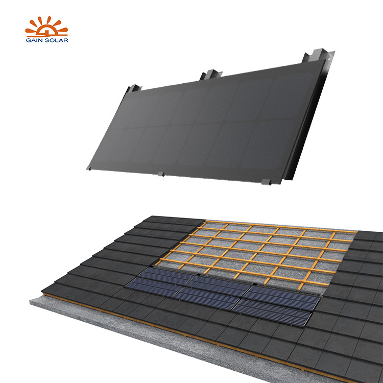 JiaSheng bipv roof skylights facades double glass BIPV roof tile system