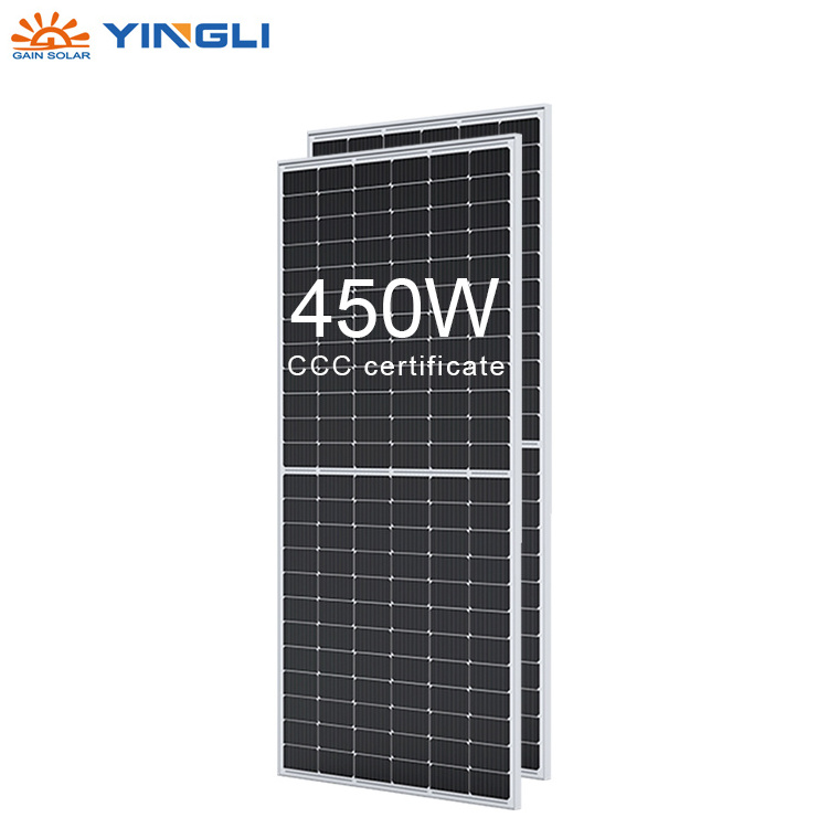 Chinese solar panels supplier manufacturing plant 300w 450w 540w mono cell module clear photovoltaic panel