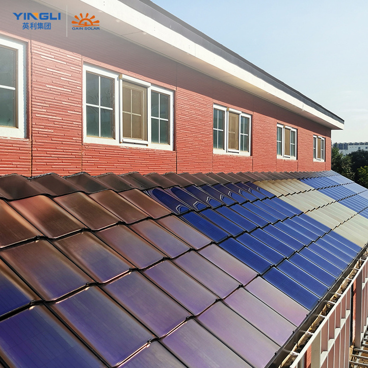 black silicon 10kw solar system price panel roof tiles cost solar panels on concrete tile roof