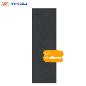 Jiasheng cheap solar tile pv roof hook in red stonelike colourful tempered glass photovoltaic solar tiles prices