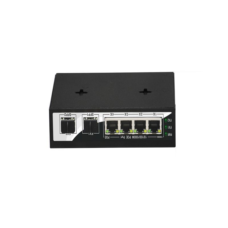 CE Standard 1000M LC Industrial Gigabit Ethernet POE Switch with SFP RJ45 for Fiber Optical Network