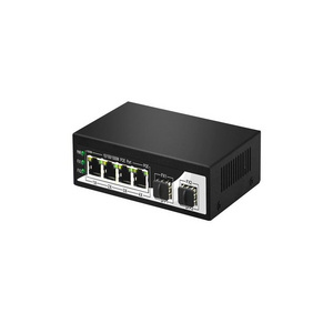 CE Standard 1000M LC Industrial Gigabit Ethernet POE Switch with SFP RJ45 for Fiber Optical Network