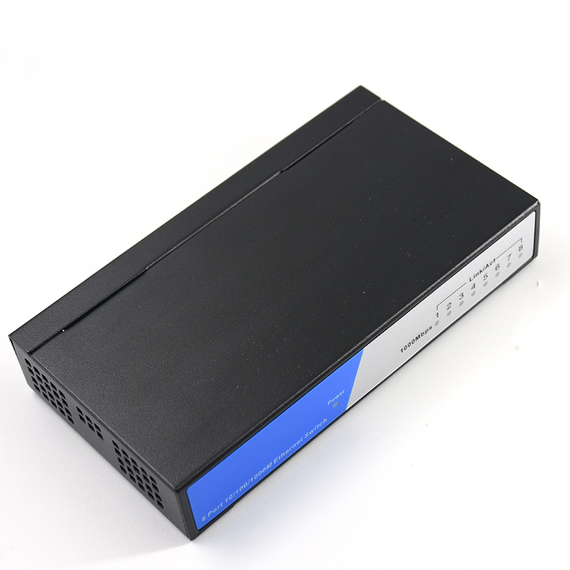 Hot Sale Gigabit Network Switch Support Industrial Ethernet Switch 8 Port