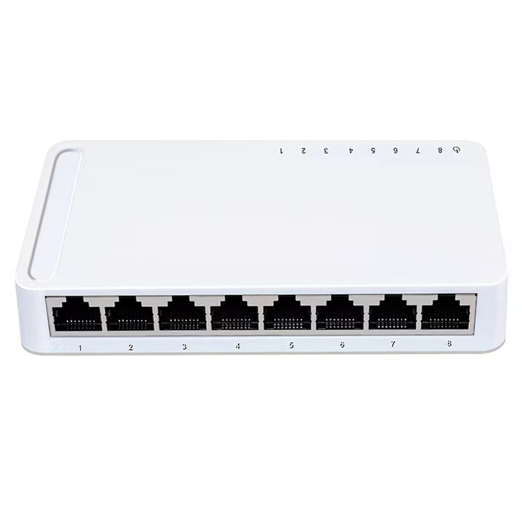 Factory Price 8 Port 10/100/1000M RJ45 Backplane Bandwidth 10G Ethernet Switch Gigabit 8 Port