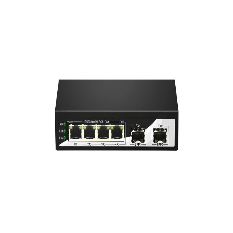 CE Standard 1000M LC Industrial Gigabit Ethernet POE Switch with SFP RJ45 for Fiber Optical Network