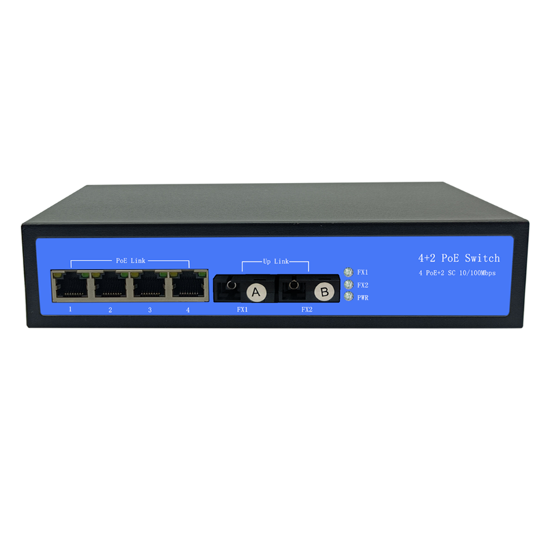 48V 4 10/100Mbps Base-T Ethernet ports (Data/Power) 2 10/100 Base-T Ethernet 6 ports (Data)  POE Switch