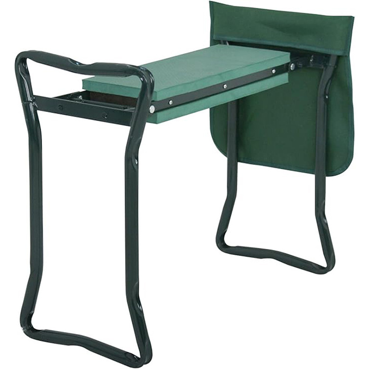 Portable garden seat foldable Garden Kneeler Bench Kneeling Soft Eva Pad Seat Stool With Tool Bag