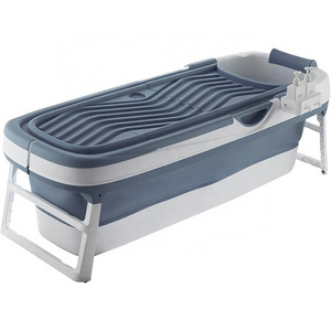 custom Household foldable baby Bathtub portable plastic adult washing SPA bathtub inflatable bathtub with cover