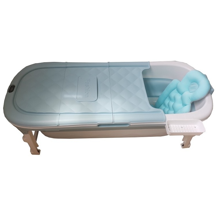 custom Household foldable baby Bathtub portable plastic adult washing SPA bathtub inflatable bathtub with cover