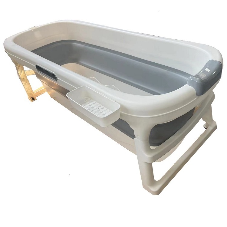 Portable Bathtub Adult Folding Bathtub Large Thicken Free Standing Soaking Barrel Foldable Massage Sweat Steam Bath Tub