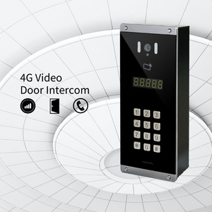 4G LTE Multi-Tenant 3G Video Intercom audio GSM door phone gate entry system IP intercom door  phone 4157