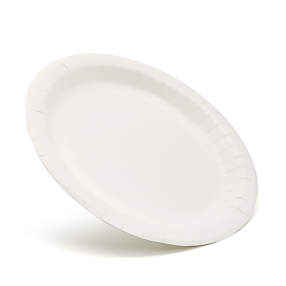 Eco-friendly Disposable Greaseproof Cheap Gold And Printed Party Dish Take Away Paper Plate