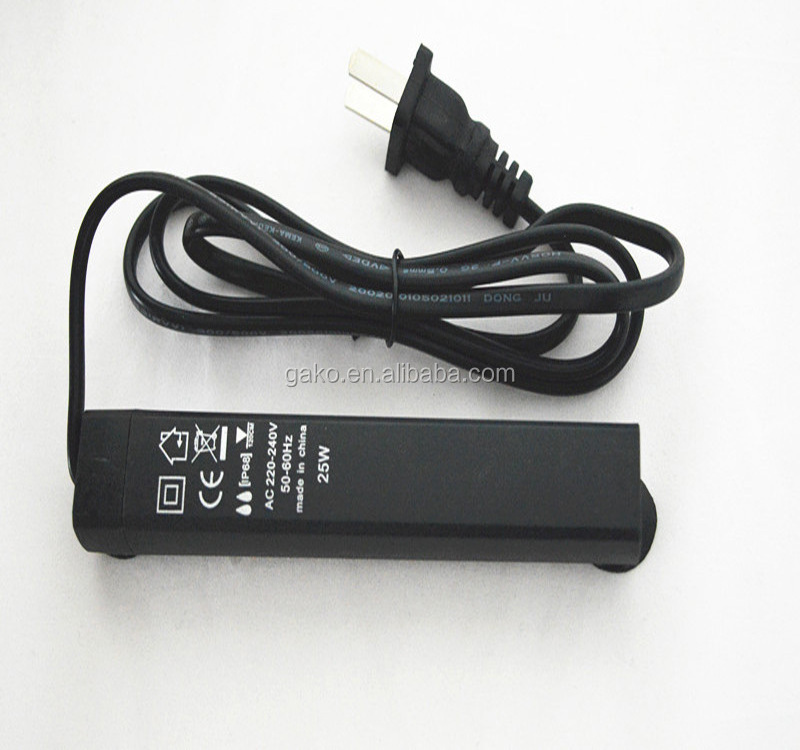 Plastic Aquarium mini solar water heater 25w for aquarium tank