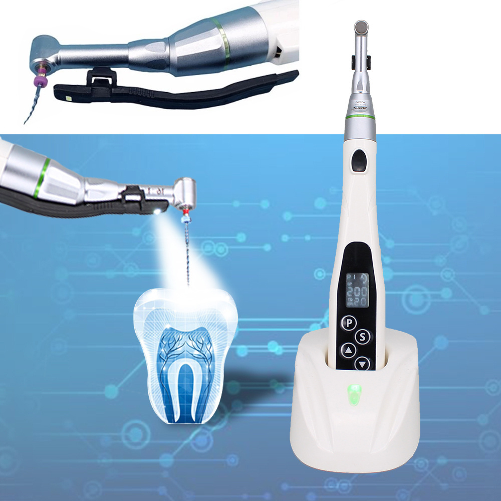 dental LED wireless Endodontic Electric endo rotary machine with  mini head 16:1 treatment electric motors with LED light