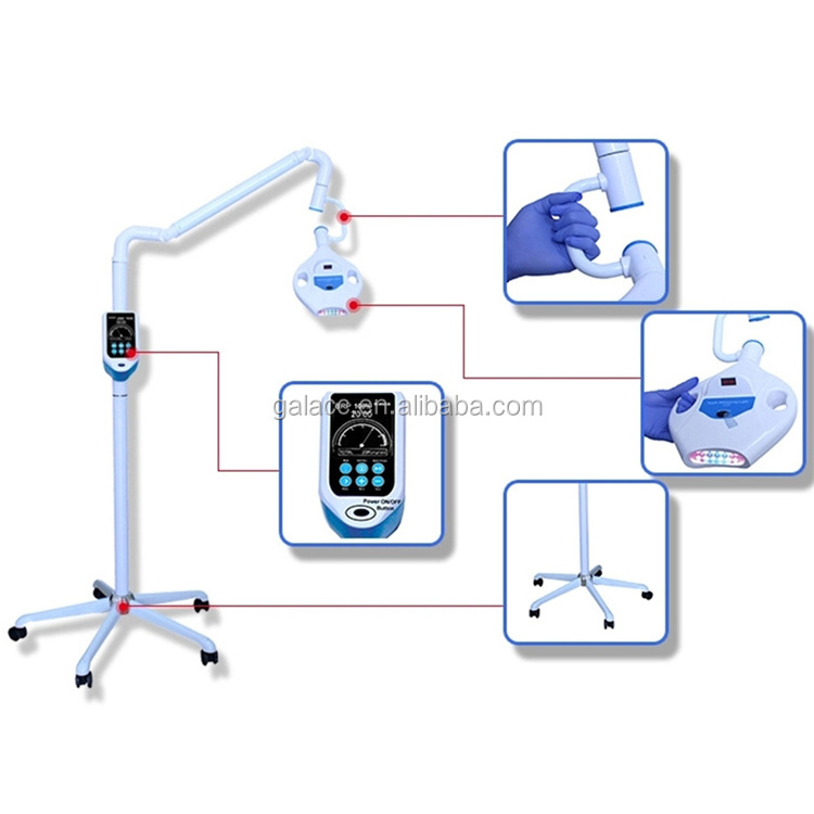 Plastic&Metal(Iron) Dental 3 Color LED teeth whitening lamp tooth whitening Machine Teeth whitening led light