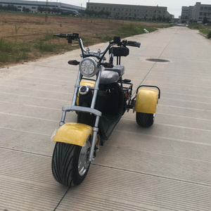 New style CE electric scooter 1000w 3 wheel sport citycoco electric motorcycle with big wheels and removable seev citycoco