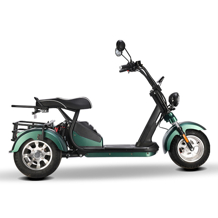 New product launch 3 wheel electric scooter with seat 1500W 2000W EEC COC electric tricycle CITYCOCO for adult