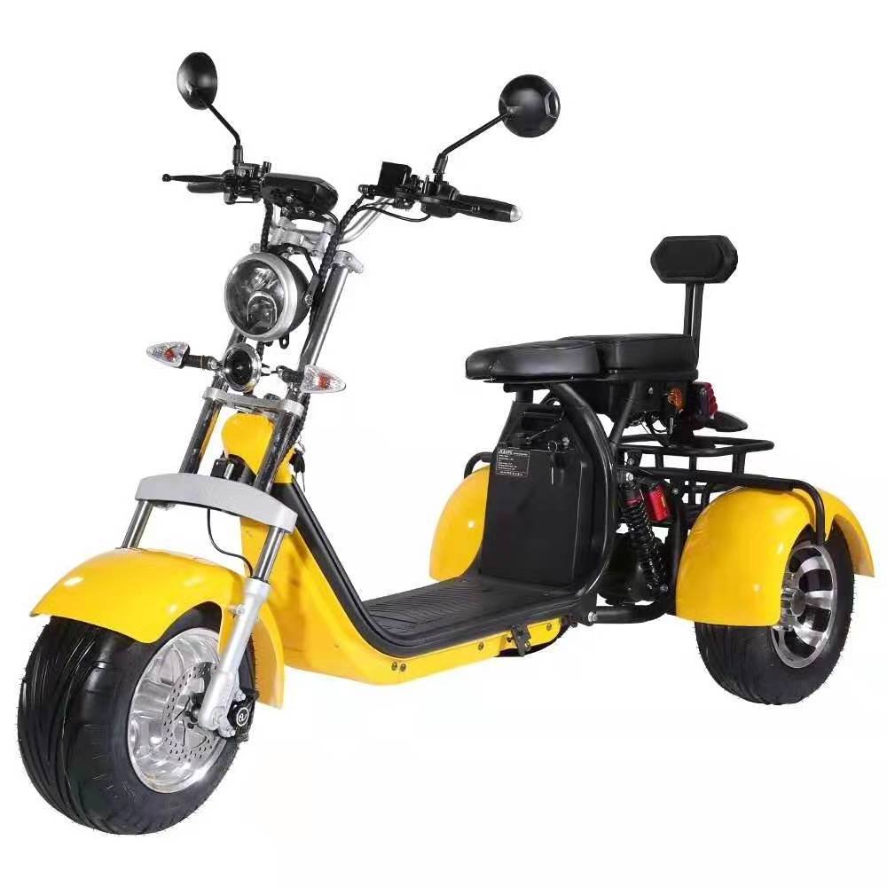 Three wheels big tire adult tricycle citycoco 3 wheels electric scooter 1500w/2000w