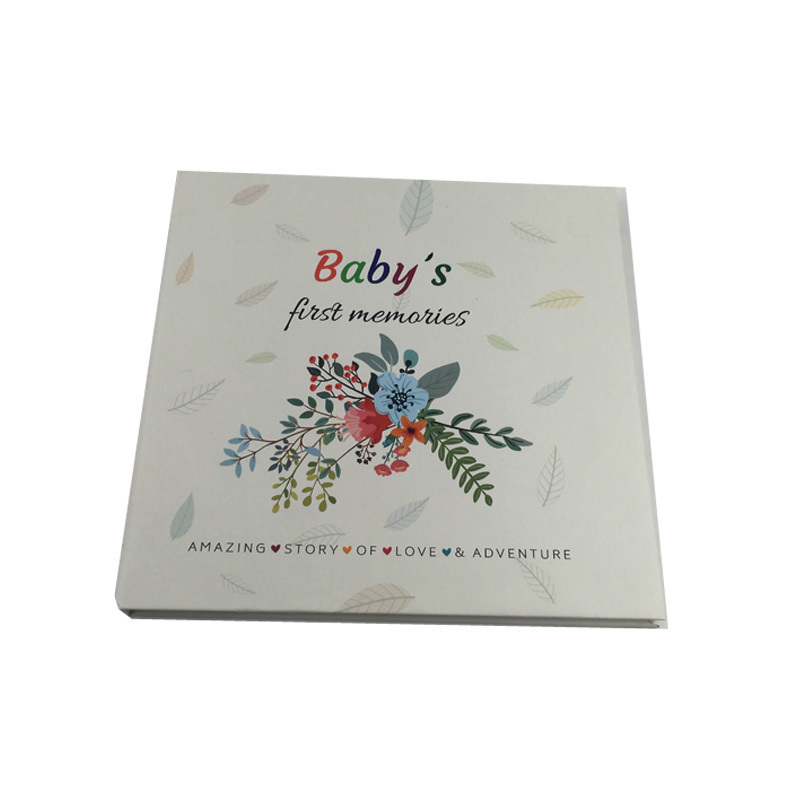 First Year Record Photo Album Baby New Born Memory Book