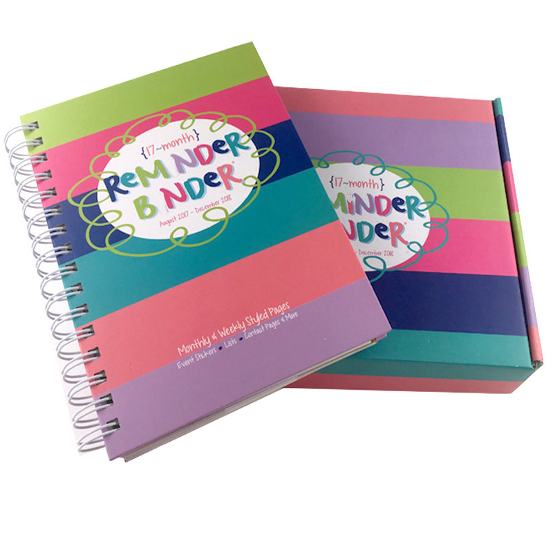 Journal Spiral Binding Planner Plain Spiral A4 Notebook Double Wire Spiral Notebooks