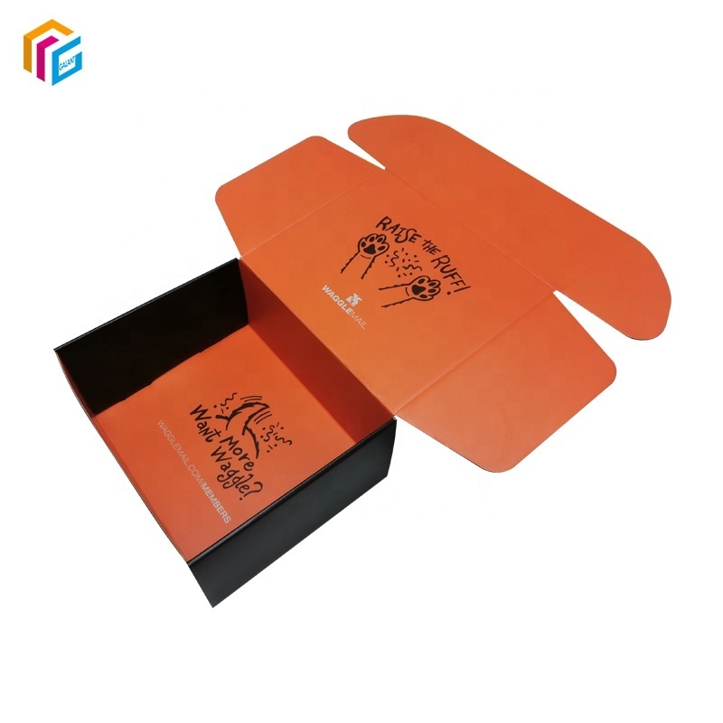 China Factory Custom Logo shoes box Corrugated Shipping Box With Underwear Men Paper Gift Bag For Lingerie Women Packaging Box