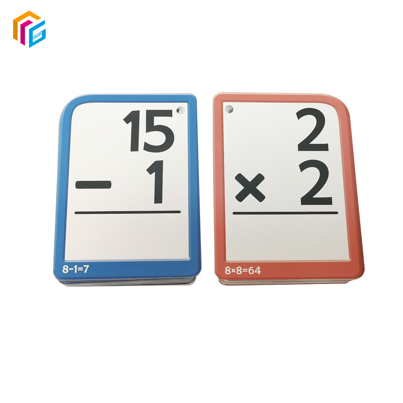 Custom Printing Children Fun Game Paper Card Poker Card For Learning Maths