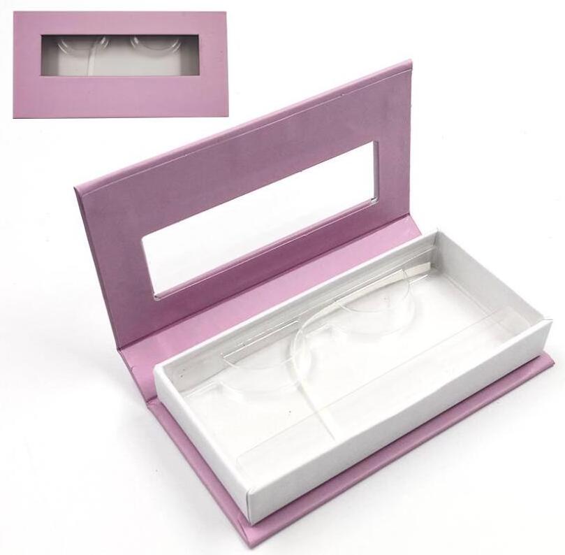 5Pairs Of False Eyelash Packaging Box Lash Book Fake 3D Mink Lashes Strip Packing Case Empty Eyelash Box